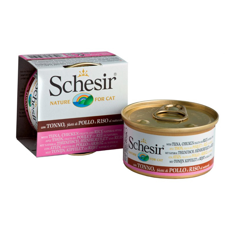 Schesir Natural Style - Tuna with Chicken fillets and Rice