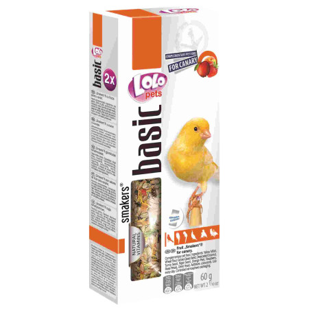 LoloPets Canary Smakers Fruit  65gr