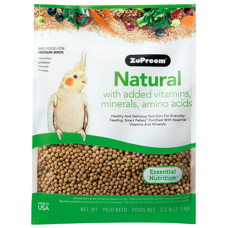 Zupreem Natural Medium Birds  1,1kg