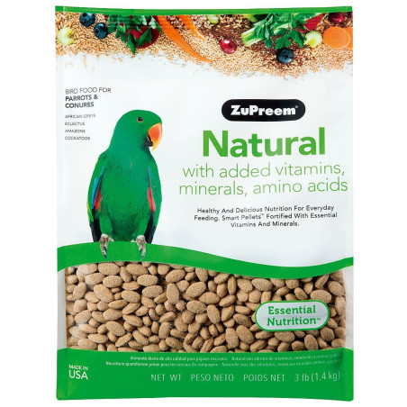 Zupreem Natural  Medium / Large Parrots  