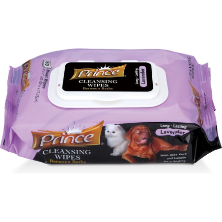 Prince Cleansing Wipes Lavender