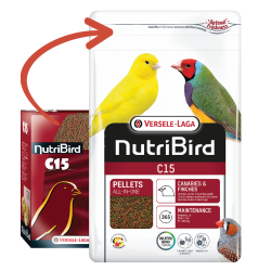 Nutribird C15  Pellets for Small Birds  1kg