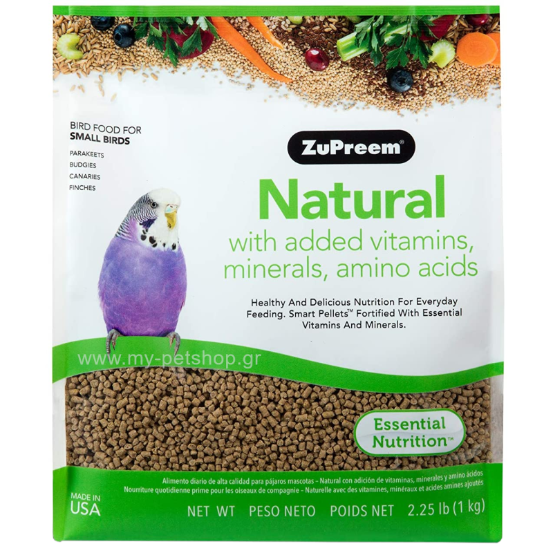 Zupreem Natural Small Birds  1kg