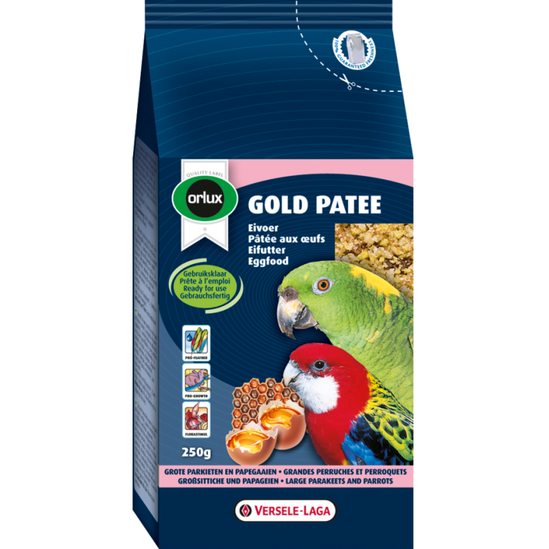 Orlux Gold Patee Parakeets & Parrots 250gr