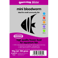 Gamma Mini Bloodworm  100gr