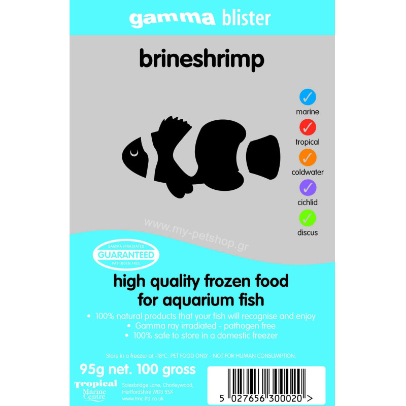 Gamma Frozen Brineshrimp 100gr