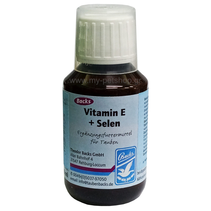 Backs Vitamin E + Selen 100ml